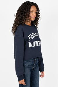 Favorite Daughter Cropped Crewneck - honey