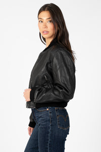 Street Luxe Bomber Jacket - honey