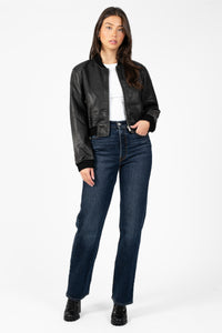 Street Luxe Bomber Jacket - honey