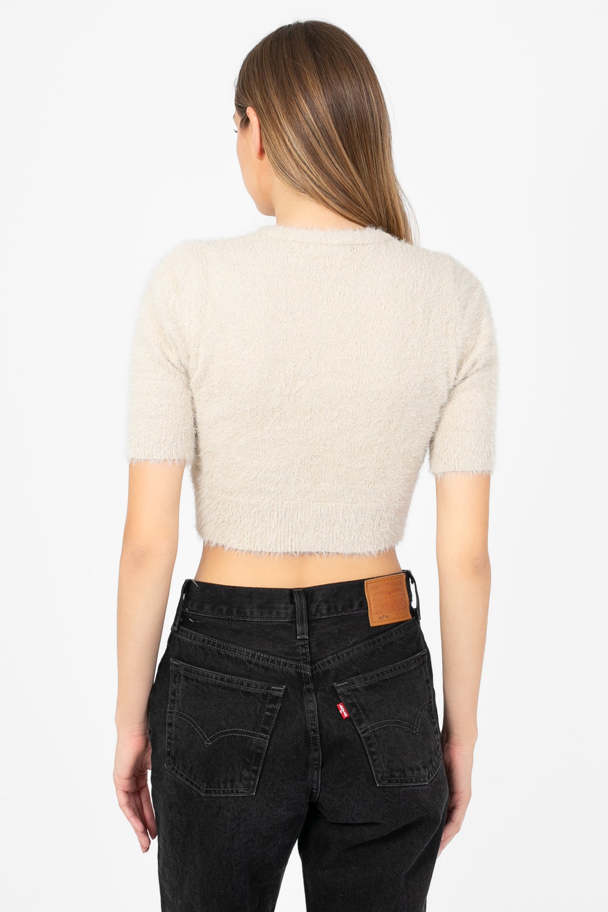 Darla Button Front Cardigan - honey