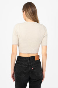 Darla Button Front Cardigan - honey