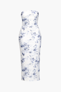 Mirielle Beaded Floral Maxi Dress - honey