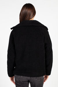 Maia Collared Button Up Teddy Coat