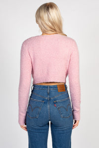 Clare Fuzzy Crop Sweater