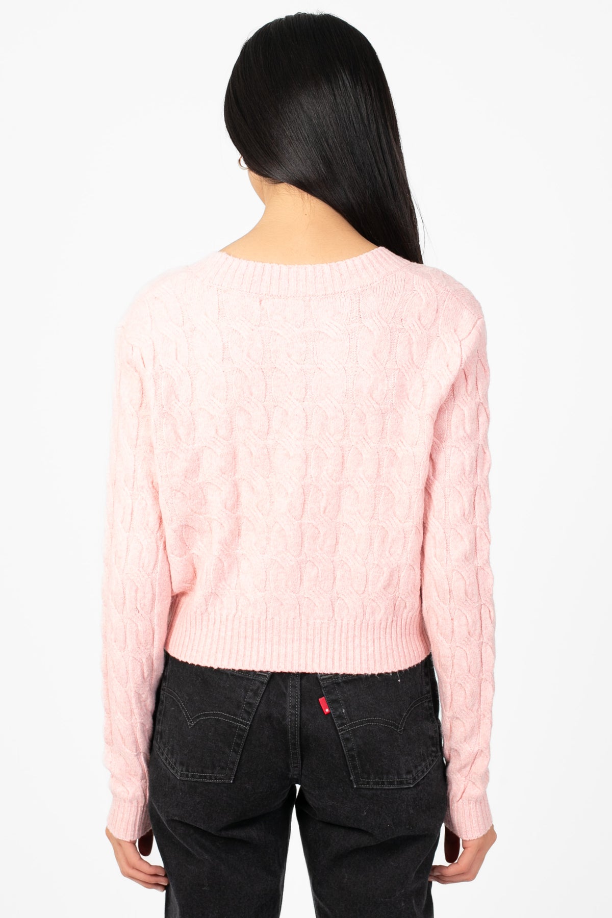 Tamara Cable Knit Cardigan - honey