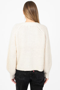 Elisa Ribbed Cardigan - honey