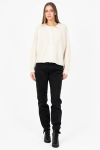 Elisa Ribbed Cardigan - honey