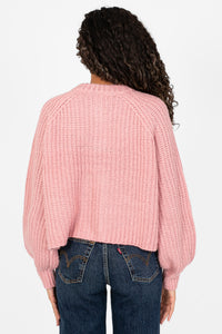 Elisa Ribbed Cardigan - honey
