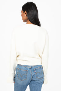 Renee Ruffle Bow Cardigan