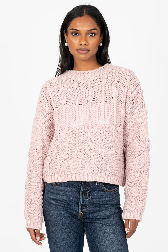 Ivy Chunky Cable Knit Sweater
