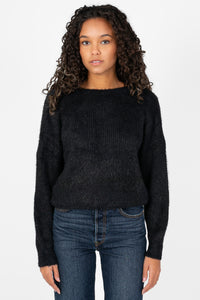 Sugar Twist Back Sweater - honey