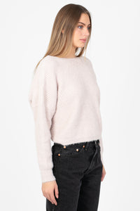 Sugar Twist Back Sweater - honey