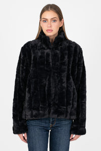 Aurea Faux Fur Jacket - honey