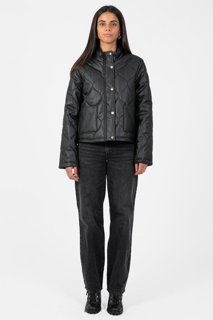 Zayna Quilted Jacket - honey
