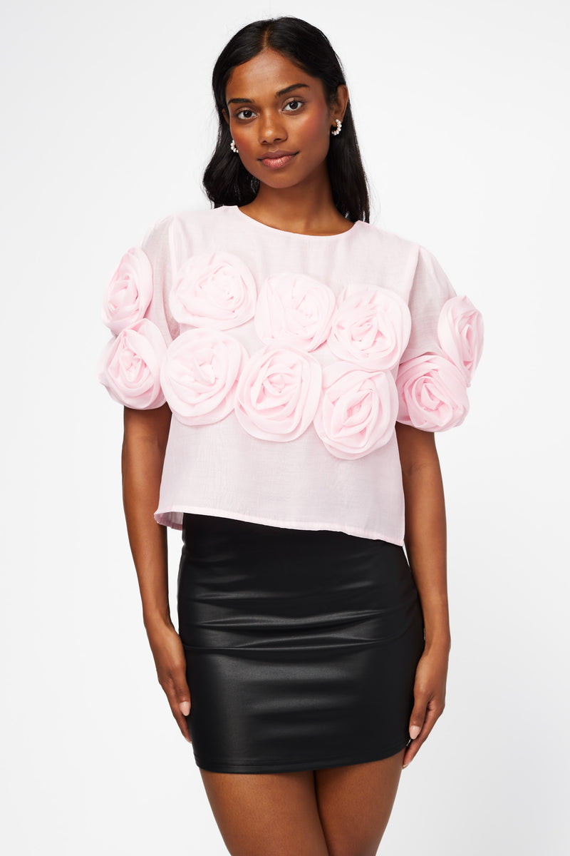 Emmy Floral Applique Blouse