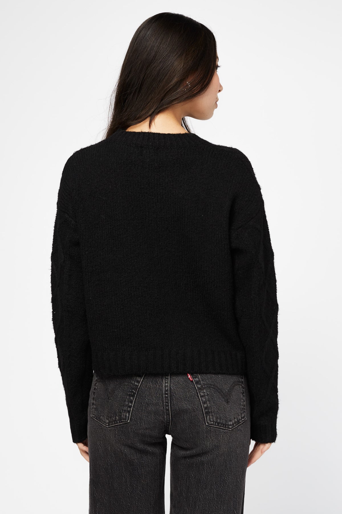 Ellie Ribbon Cable Knit Sweater