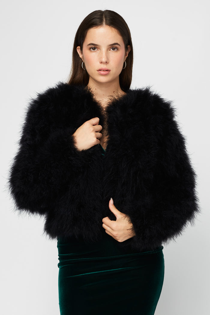 La Marque Deora Feather Jacket