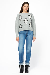 Polly Penguin Knit Sweater