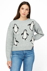 Polly Penguin Knit Sweater