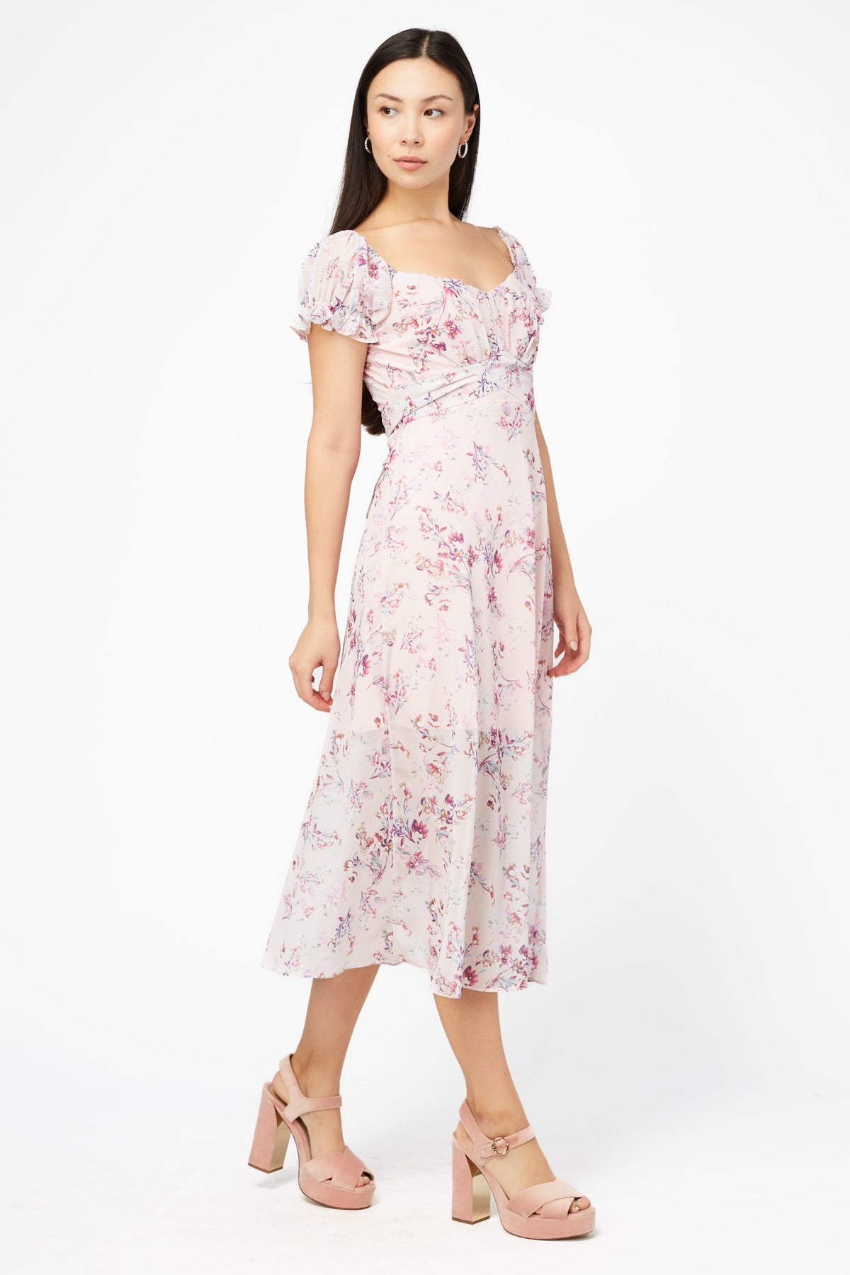 Cleo Floral Midi Dress