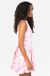 Elowen Bow Floral Mini Dress