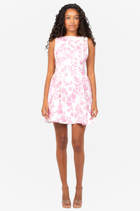 Elowen Bow Floral Mini Dress
