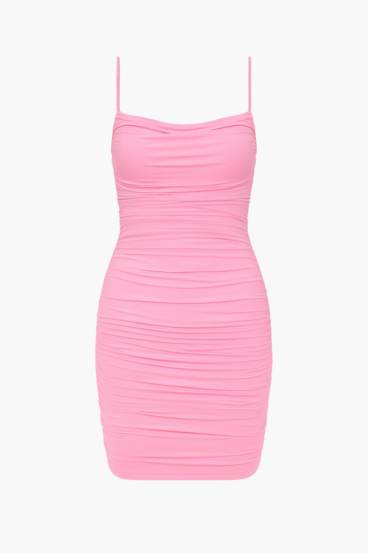 Gweny Mesh Ruched Mini Dress – honey Gweny Mesh Ruched Mini Dress – honey