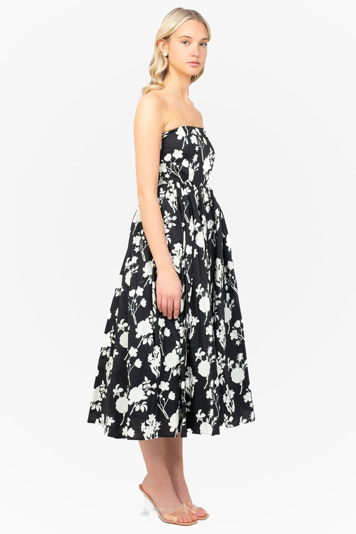 Allegra Floral Midi Dress