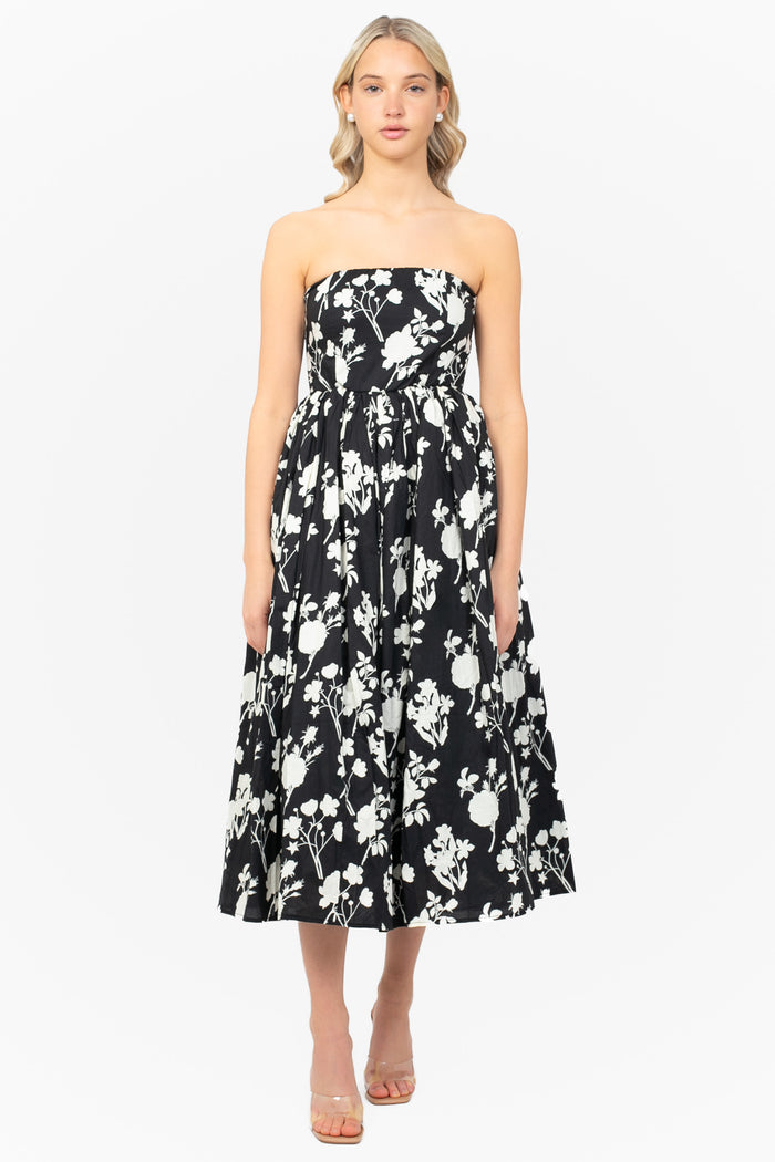 Allegra Floral Midi Dress
