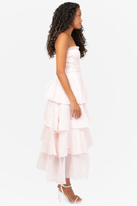 Marlow Smocked Tiered Ruffle Maxi Dress