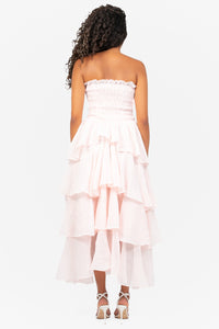Marlow Smocked Tiered Ruffle Maxi Dress