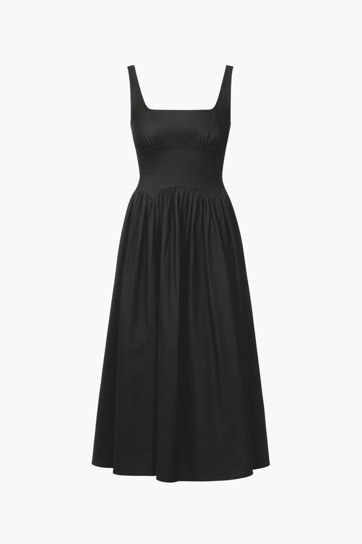 Lilah Linen Flare Midi Dress