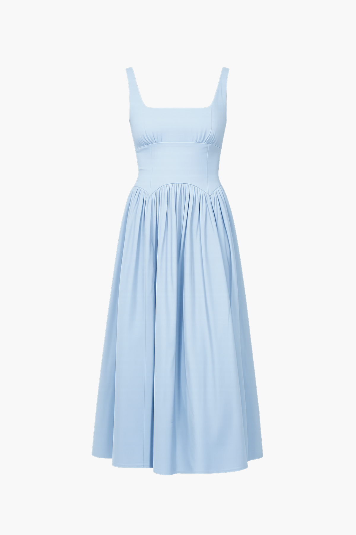 Lilah Linen Flare Midi Dress