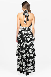 Myra Floral Maxi Dress - honey