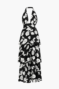 Myra Floral Maxi Dress - honey