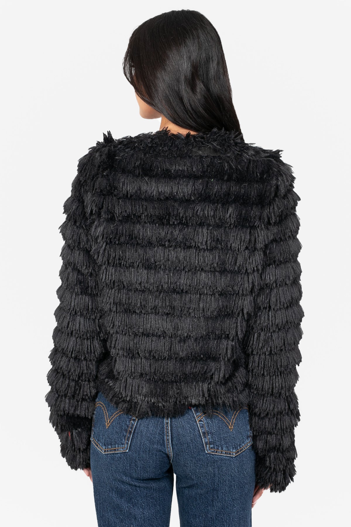 Callie Shaggy Fringe Jacket