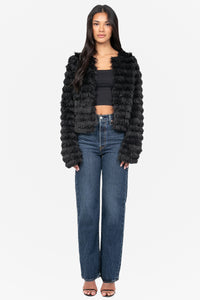 Callie Shaggy Fringe Jacket