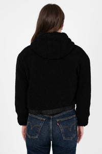 Aspen Sherpa Crop Jacket - honey