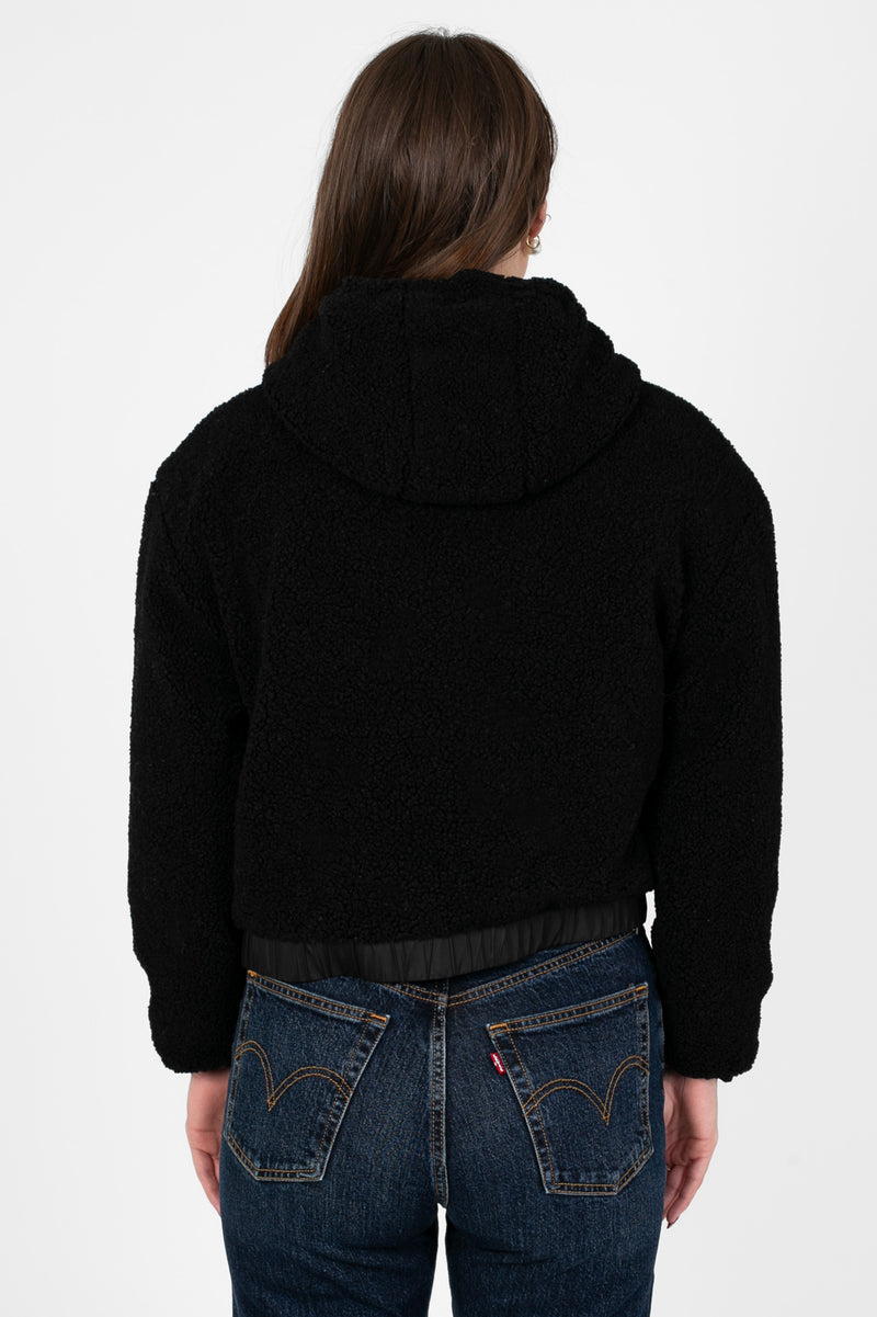 Aspen Sherpa Crop Jacket - honey