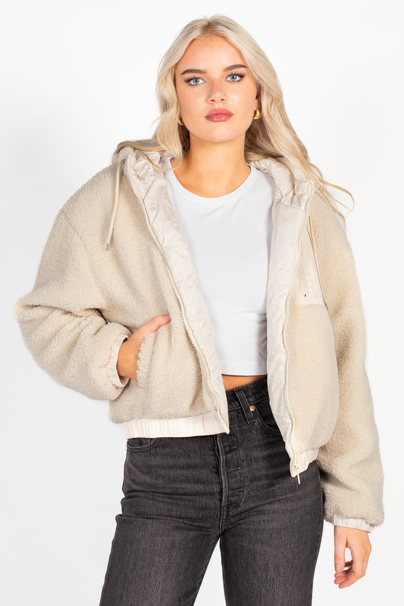 Aspen Sherpa Crop Jacket