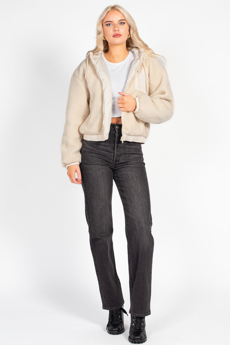 Aspen Sherpa Crop Jacket