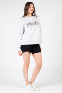 Brunette The Label Step Sister 'Brunette' Crewneck With Teddy Font