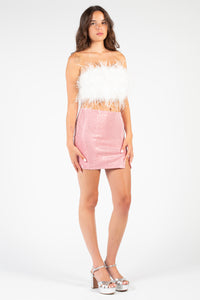 Azealia Rhinestone Mini Skirt
