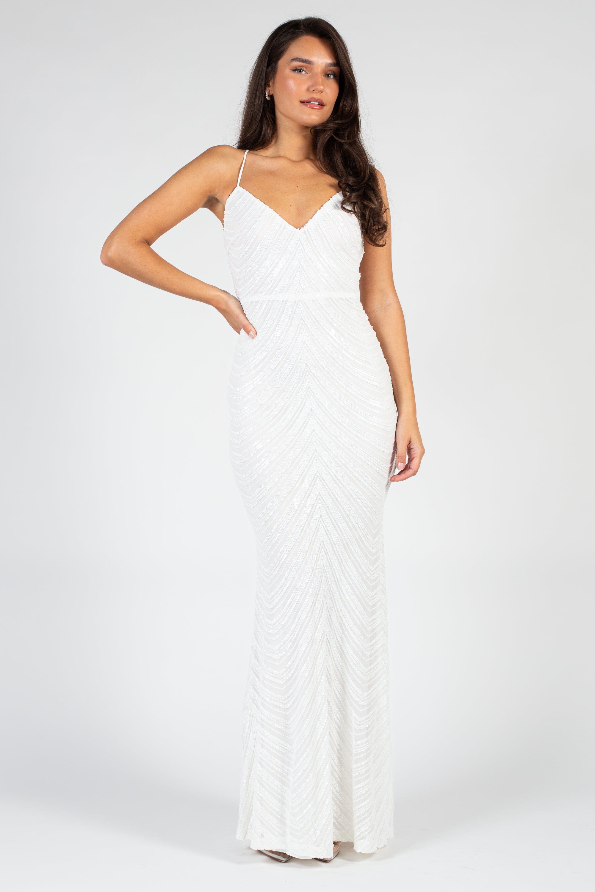 Wozhidaose Dresses for Women 2023 Fashion Lady Elegant V-Neck Short Sleeve  Pure Color Party Dress white dress women - Walmart.com