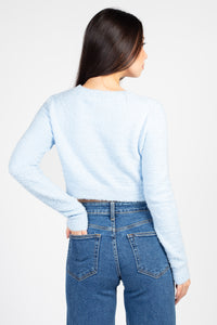 Clare Fuzzy Crop Sweater