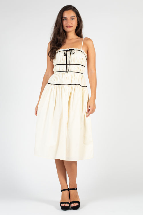 SAMPLE-Tarelle Dress - Honey