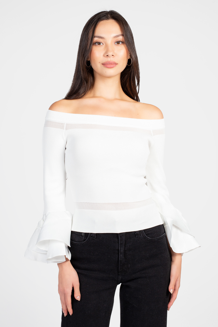 Presley Off The Shoulder Knit Top