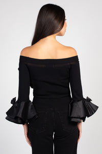 Presley Off The Shoulder Knit Top - honey