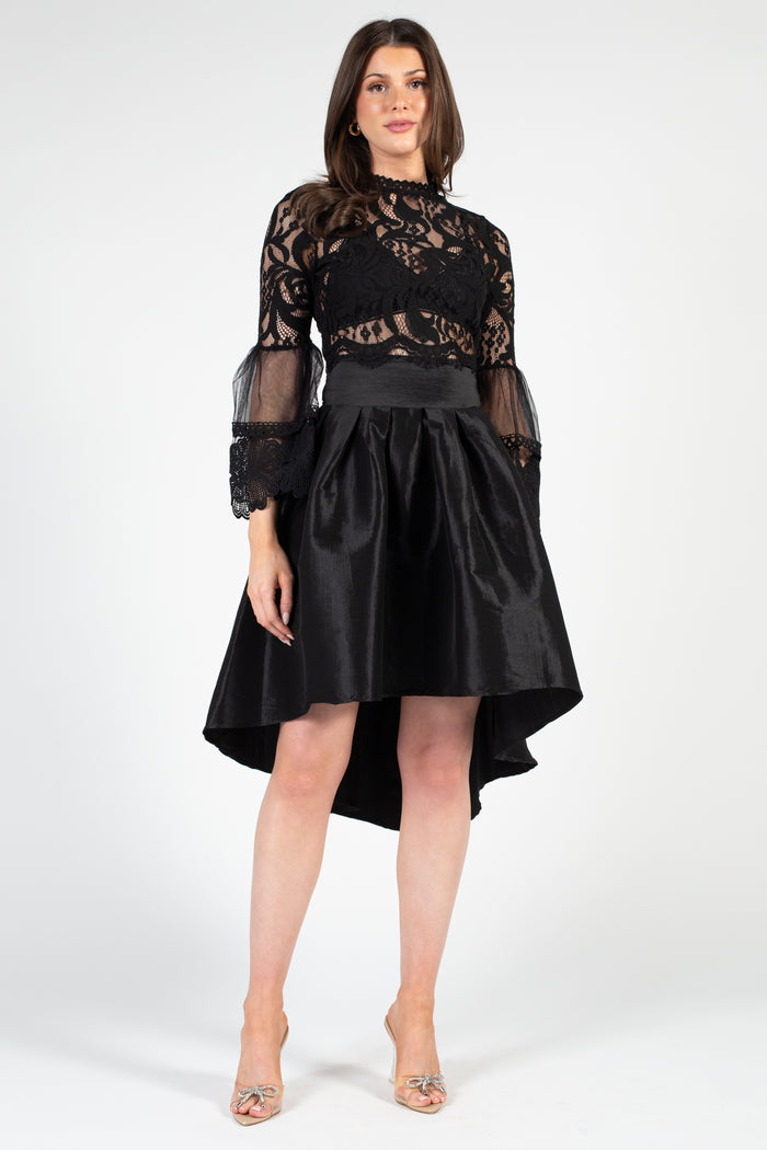 Winslow Pearl Embellished Tulle Midi Skirt – honey