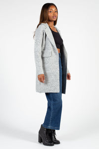 Lyla + Luxe Fiona Fleck Fitted Coat - honey